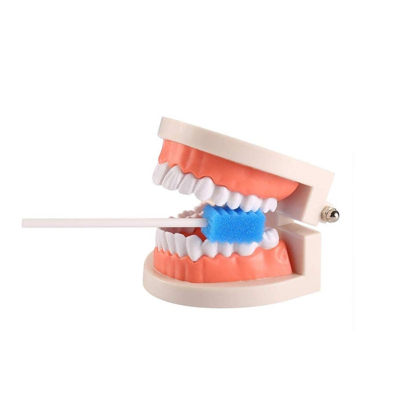 Wellgler's Oral Care Swabs Disposable- Blue 100 Counts - Image 5